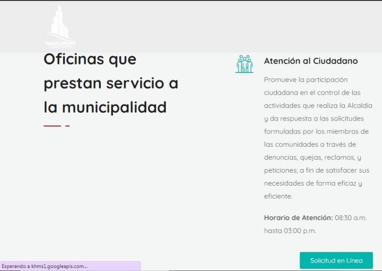 Atención al Ciudadano de la alcaldía de Guaicaipuro recibe solicitudes del pueblo mediante formulario