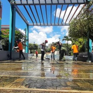 Incorporados trabajadores de Sotam para fortalecer cuadrillas de barrido y limpieza de espacios públicos