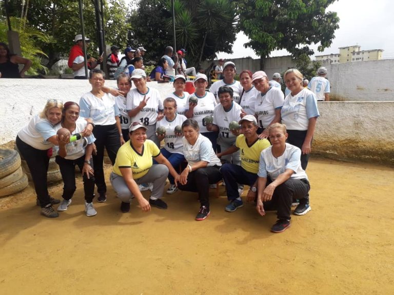 Guaicaipuro se alzó con el triunfo en bochas femenino del Campeonato Estadal Máster 2022