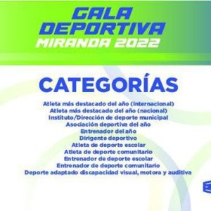 Nueve atletas de Guaicaipuro están nominados a la Gala Deportiva Miranda 2022