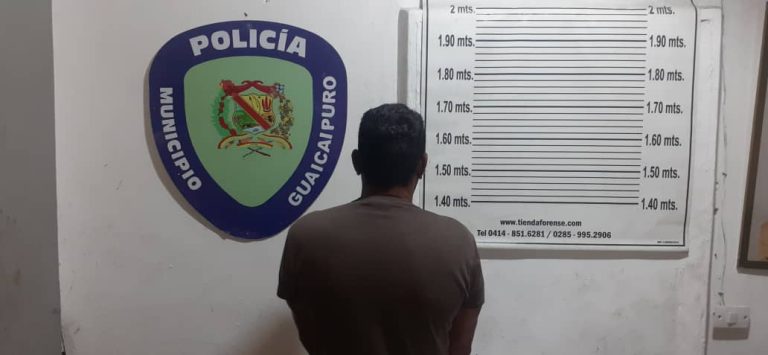 Poliguaicaipuro aprehendió a un sujeto por abuso sexual contra una adolescente