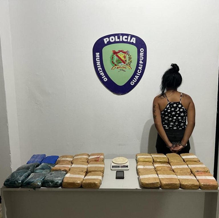 Poliguaicaipuro incauta 15 kilos de droga en Santa Rosa