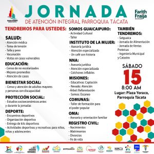 Tacateños contarán con Jornada de Atención Integral este sábado #15Abr organizada por la Alcaldía de Guaicaipuro