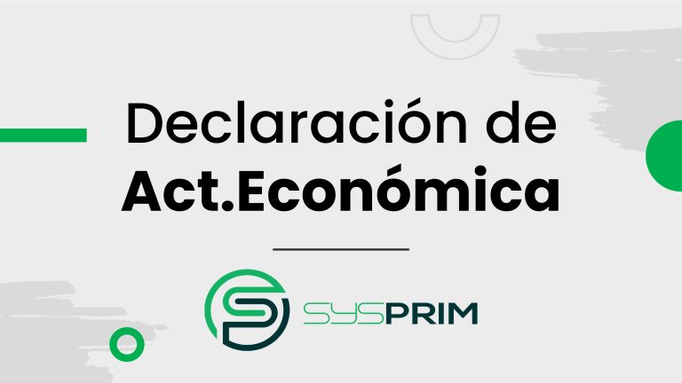 Declaracion de Act. Economica