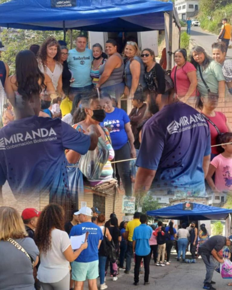 Gobierno municipal expende proteína en diferentes comunidades de Los Teques