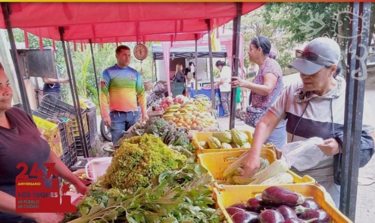 Realizan mercado a cielo abierto para atender a más de 1300 personas en el Encanto.