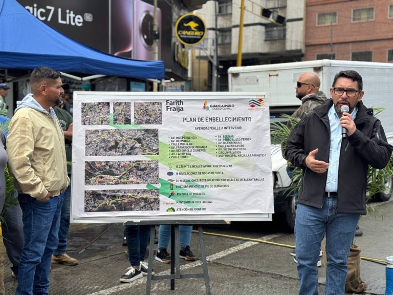 Despliegan Plan de Embellecimiento de Espacios Públicos en Los Teques