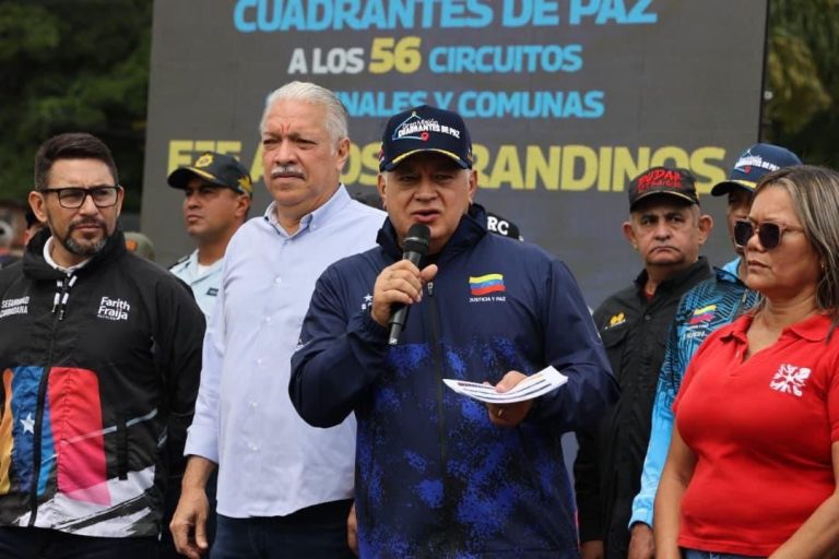 Ministro Cabello: “Guaicaipuro tiene un sistema de cámaras que es extraordinario”