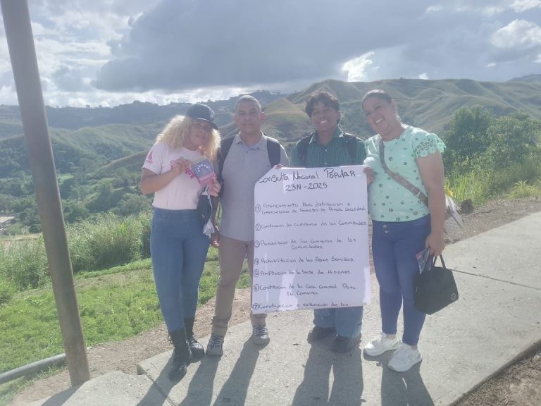 Comunas Guaicaipuro El Grande y Maisanta Vive impulsan participación en Consulta Nacional del 23N