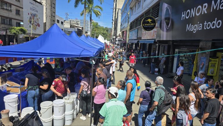 Ferias de la Hallaca y de Navidad iniciaron con gran afluencia en Los Teques