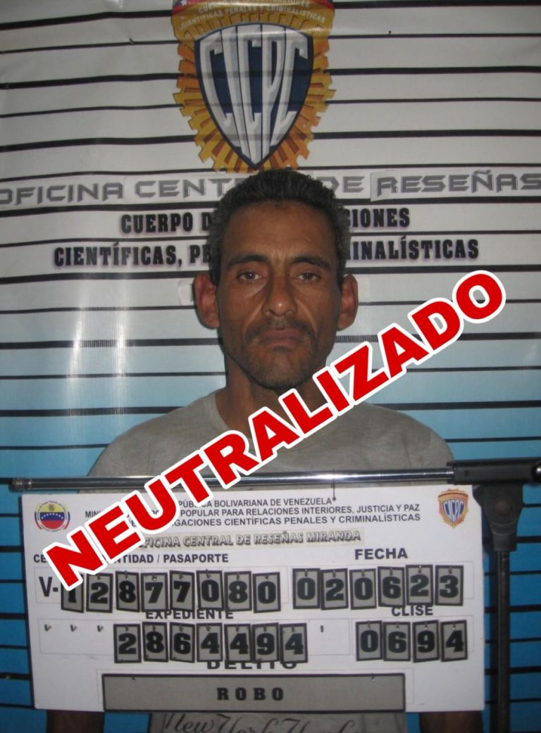 Poliguaicaipuro abate a peligroso delincuente tras enfrentamiento en el barrio Ayacucho