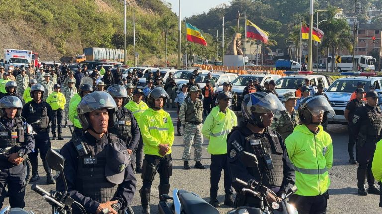 Más de 1.400 funcionarios blindan la seguridad de los Altos Mirandinos durante el asueto mayor