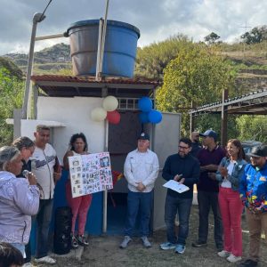 Inaugurada obra de agua potable para más de 80 familias de San Ignacio