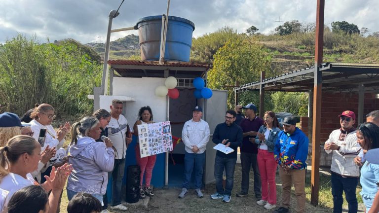 Inaugurada obra de agua potable para más de 80 familias de San Ignacio