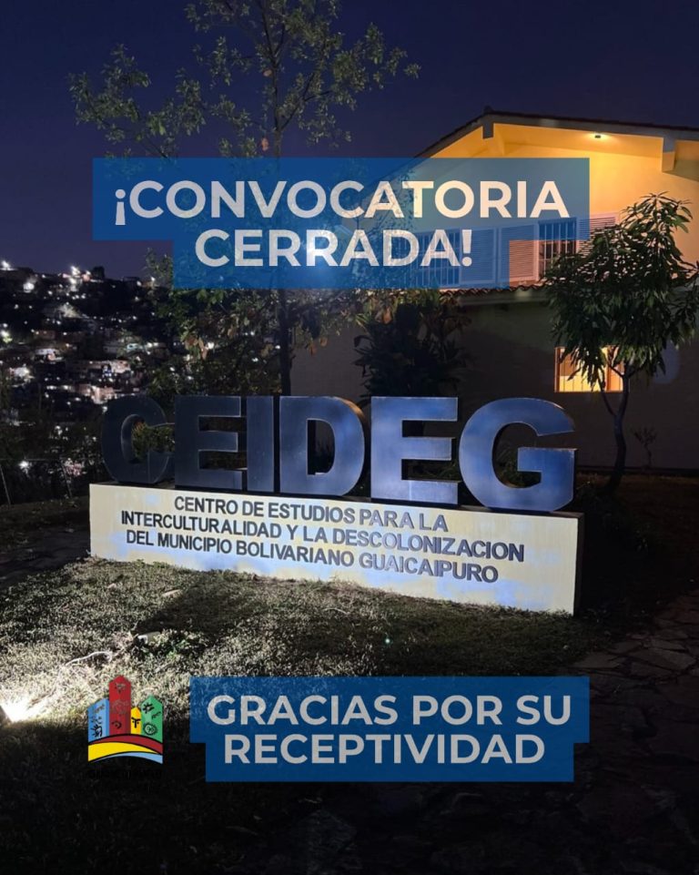 Cupos agotados para el diplomado «Descolonización Educativa y Memoria Histórica»