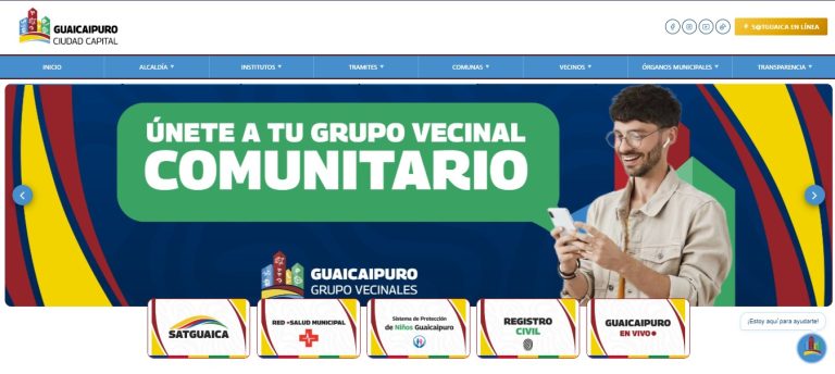 Alcaldía de Guaicaipuro activa su portal web con nueva imagen, IA y máxima seguridad