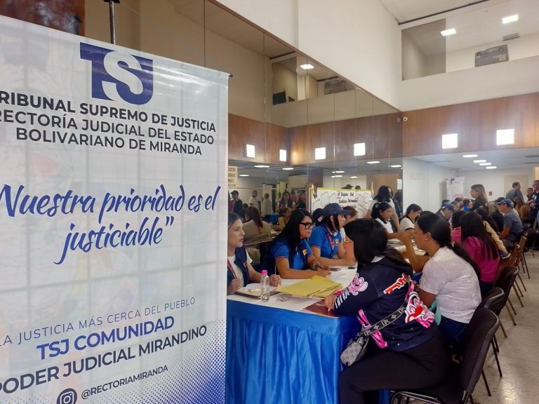 Tribunal Móvil atendió a 170 usuarios en Los Teques