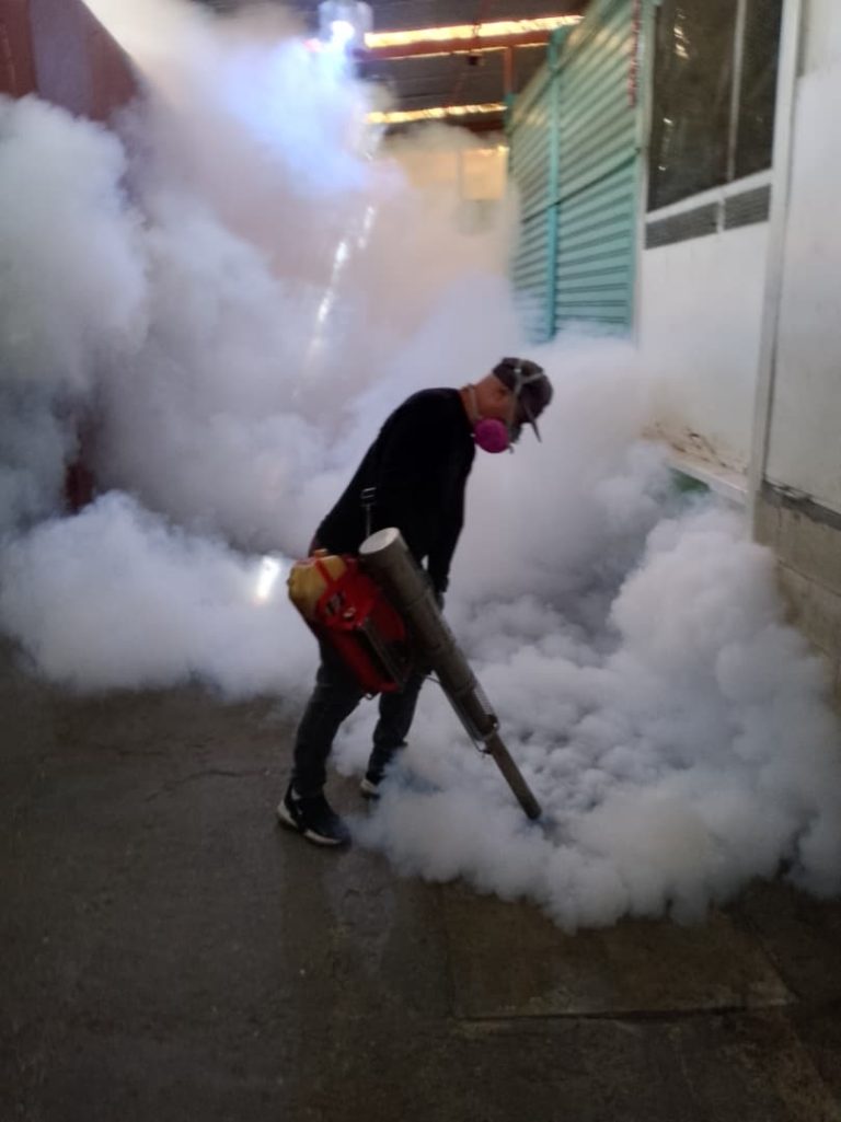 Culmina primera fase de fumigación en los tres mercados municipales de Los Teques