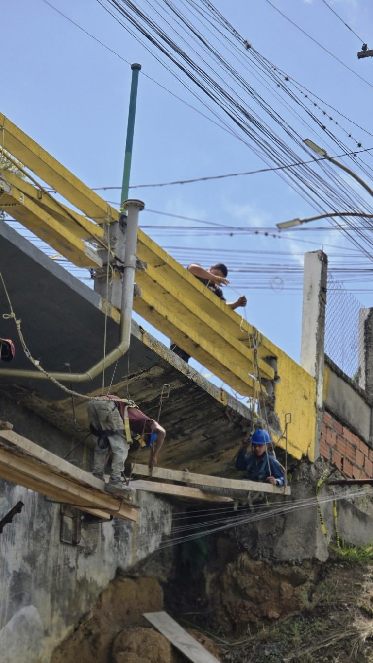 Avanzan trabajos en el Puente Castro y Av. Francisco de Miranda de Los Teques