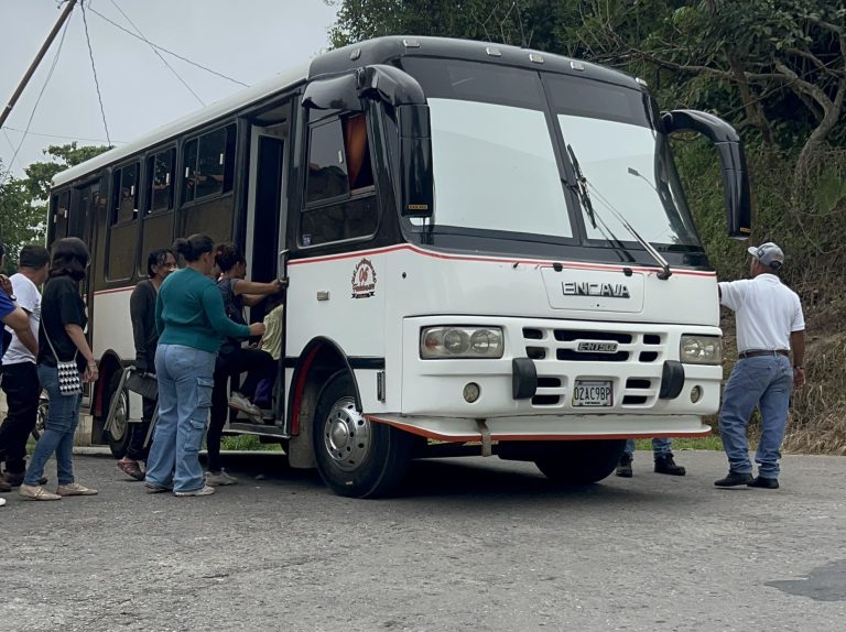 Reactivan ruta de transporte para Mataruca y Colinas en Lagunetica
